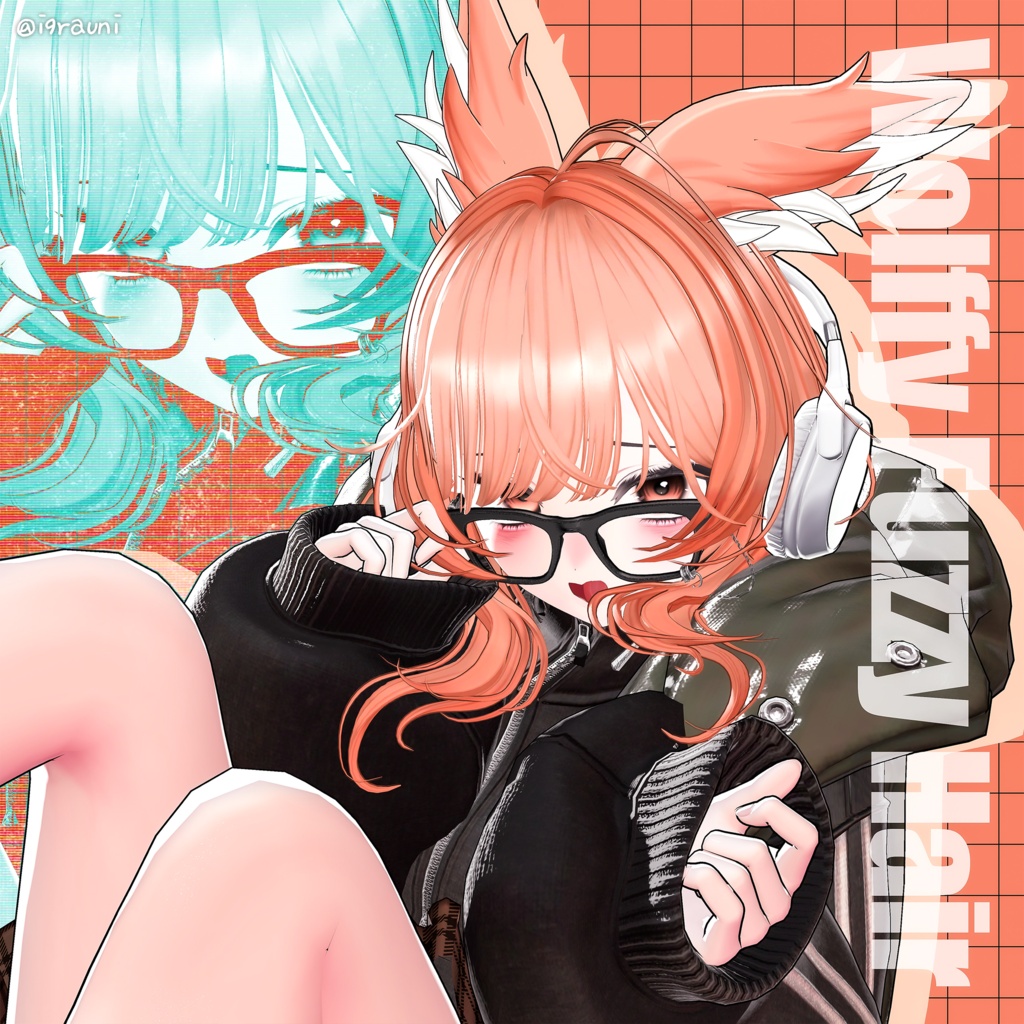 ✨️30% SALE✨️【13アバター対応】 Wolffy Fuzzy Hair🐺