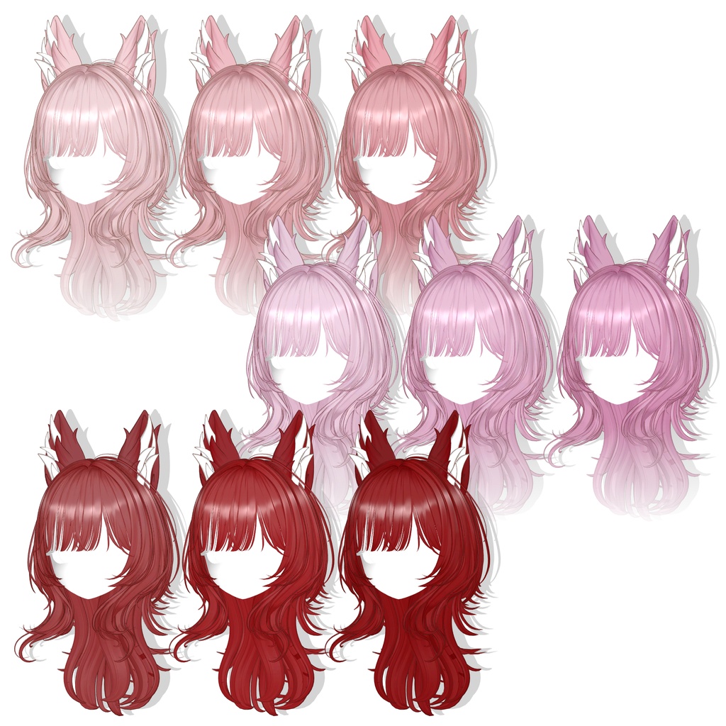 ✨️30% SALE✨️【13アバター対応】 Wolffy Fuzzy Hair🐺
