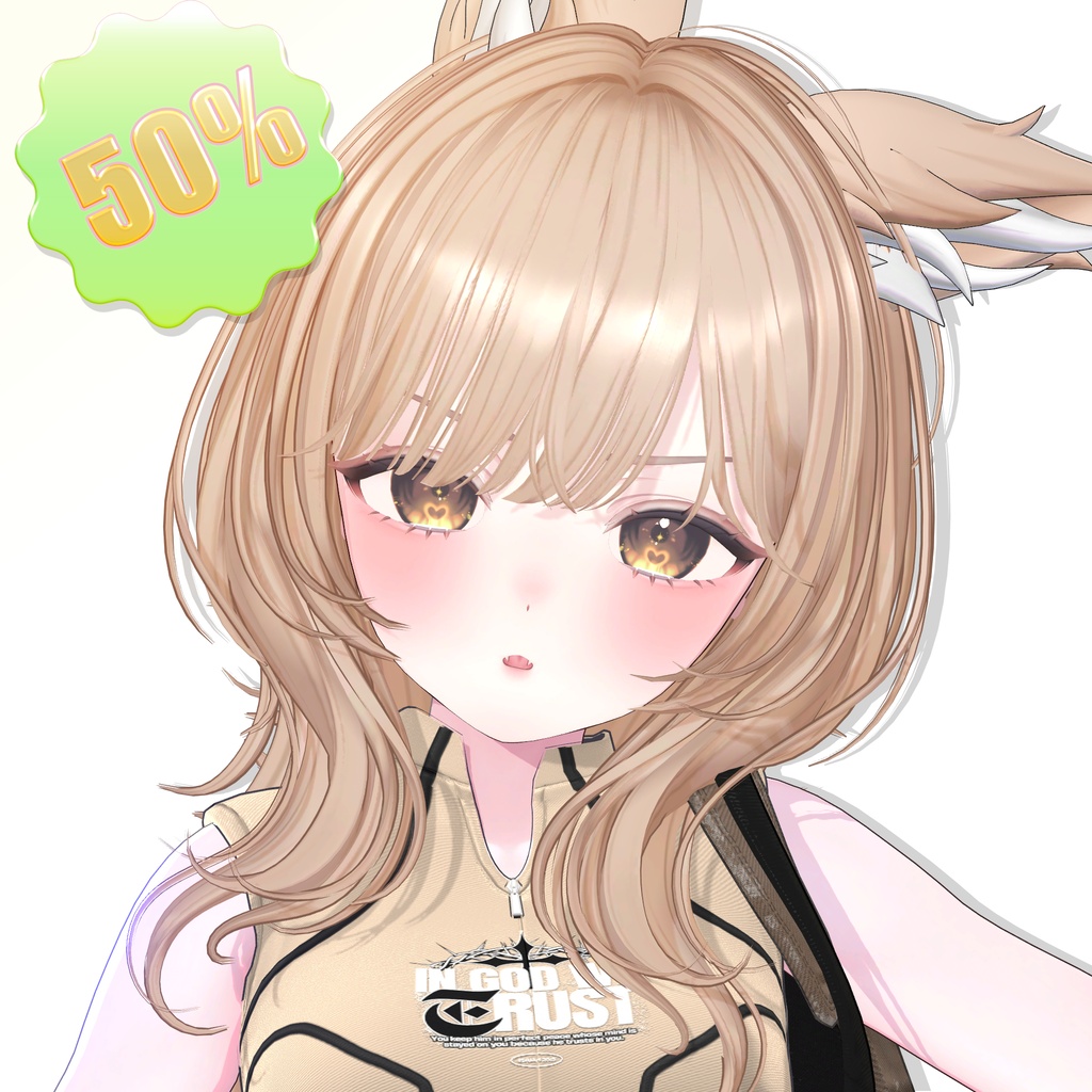 ✨10k Follower SALE✨【13アバター対応】 Wolffy Fuzzy Hair🐺