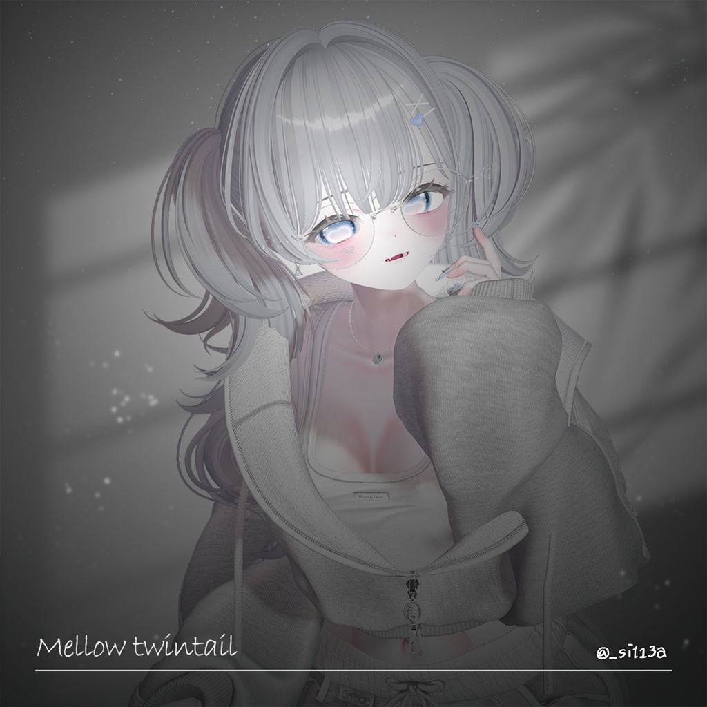 ✨30% SALE✨【12アバター対応】 Mellow Twintail