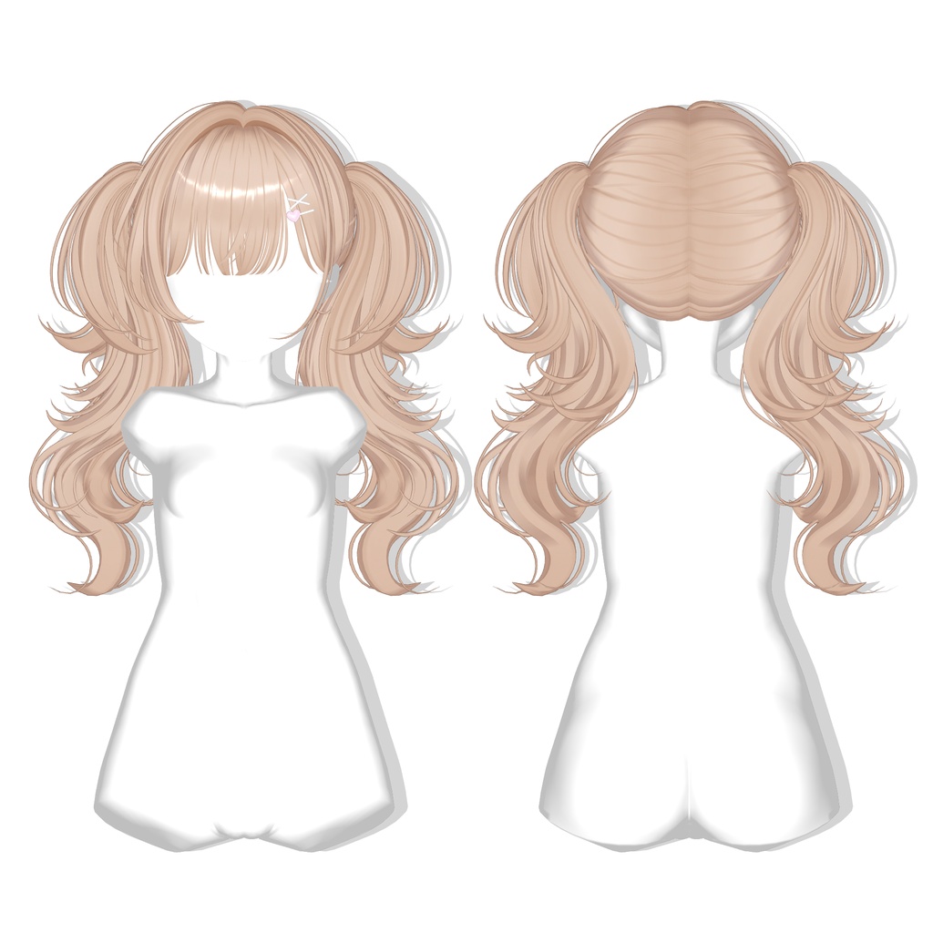 ✨30% SALE✨【12アバター対応】 Mellow Twintail
