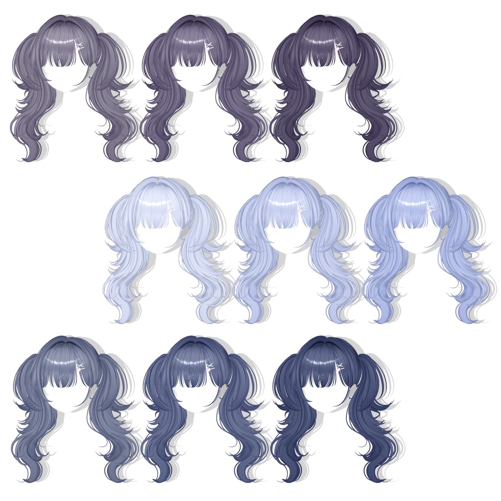 ✨30% SALE✨【12アバター対応】 Mellow Twintail