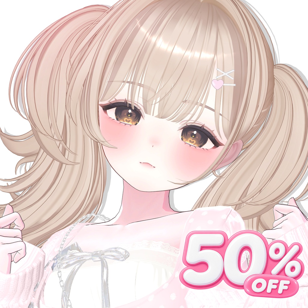 🏖️GOOD BYE SUMMER 50% SALE 【12アバター対応】 Mellow Twintail