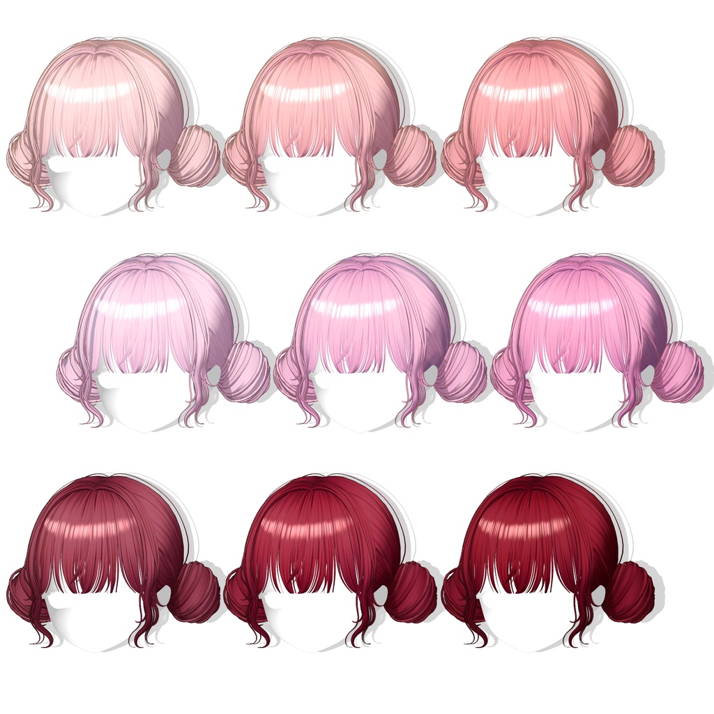 ✨30% SALE✨【12アバター対応】 Twin Lolipop Buns🍬