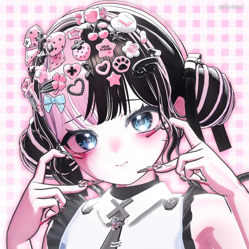 【12アバター対応】 Twin Lolipop Buns🍬