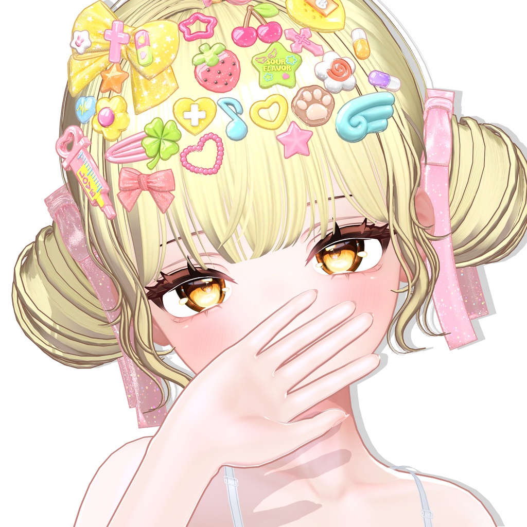 ✨30% SALE✨【12アバター対応】 Twin Lolipop Buns🍬