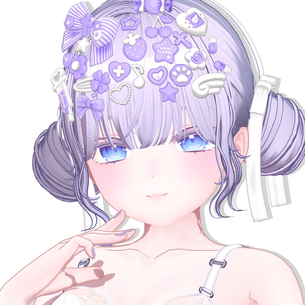 ✨30% SALE✨【12アバター対応】 Twin Lolipop Buns🍬