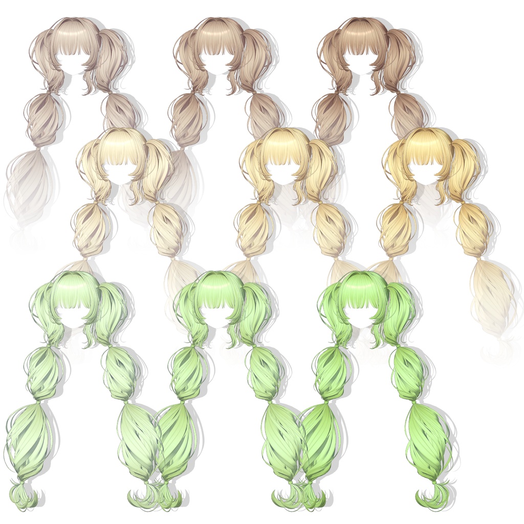 【13アバター対応】 Cotton Twintail ☁️