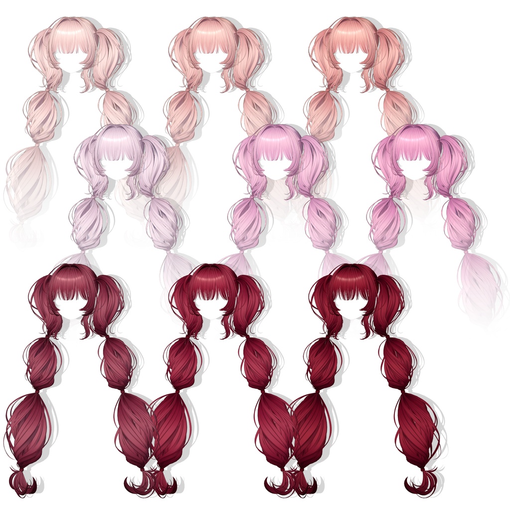 【13アバター対応】 Cotton Twintail ☁️