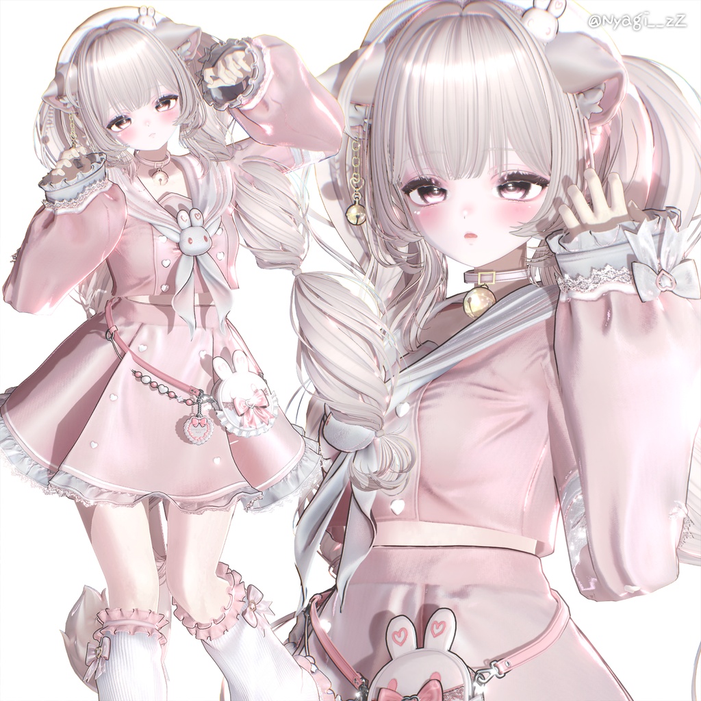 🏖️GOOD BYE SUMMER 50% SALE 【13アバター対応】 Cotton Twintail ☁️