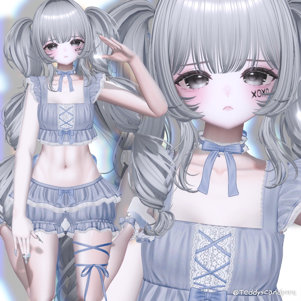 🏖️GOOD BYE SUMMER 50% SALE 【13アバター対応】 Cotton Twintail ☁️