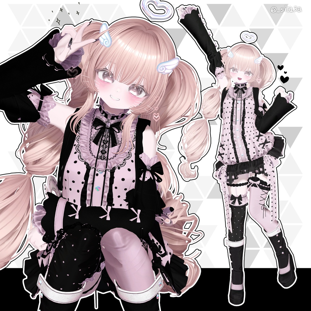 🏖️GOOD BYE SUMMER 50% SALE 【13アバター対応】 Cotton Twintail ☁️