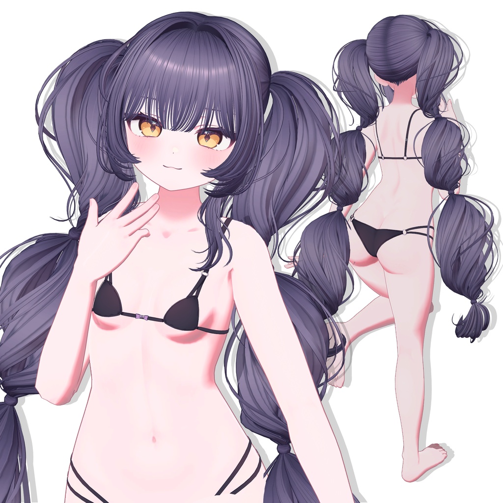 【13アバター対応】 Cotton Twintail ☁️