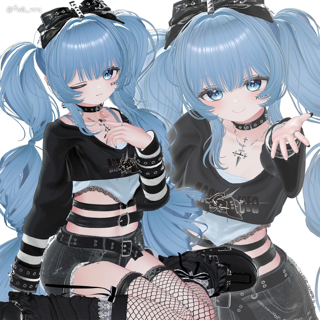 🏖️GOOD BYE SUMMER 50% SALE 【13アバター対応】 Cotton Twintail ☁️