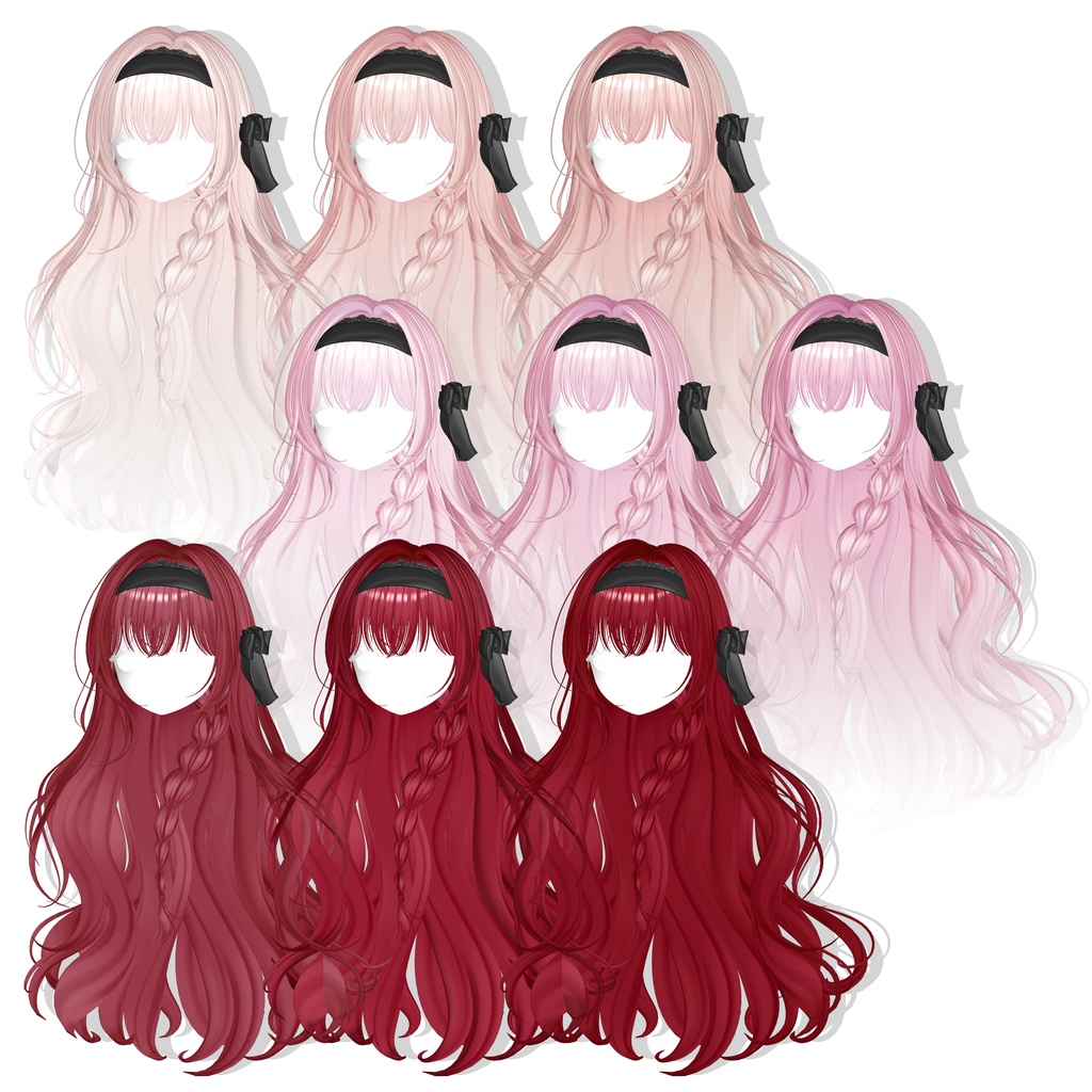 【12アバター対応】 Moonlit Hair🌖