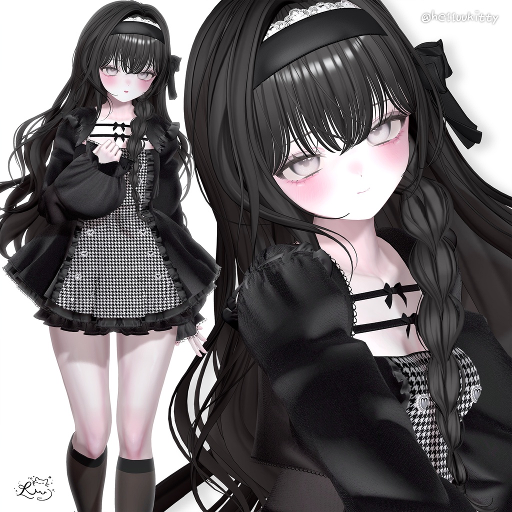 【12アバター対応】 Moonlit Hair🌖