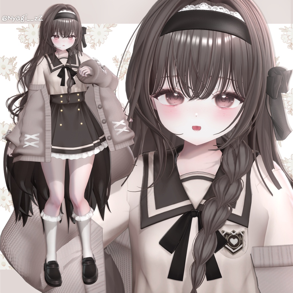 【12アバター対応】 Moonlit Hair🌖