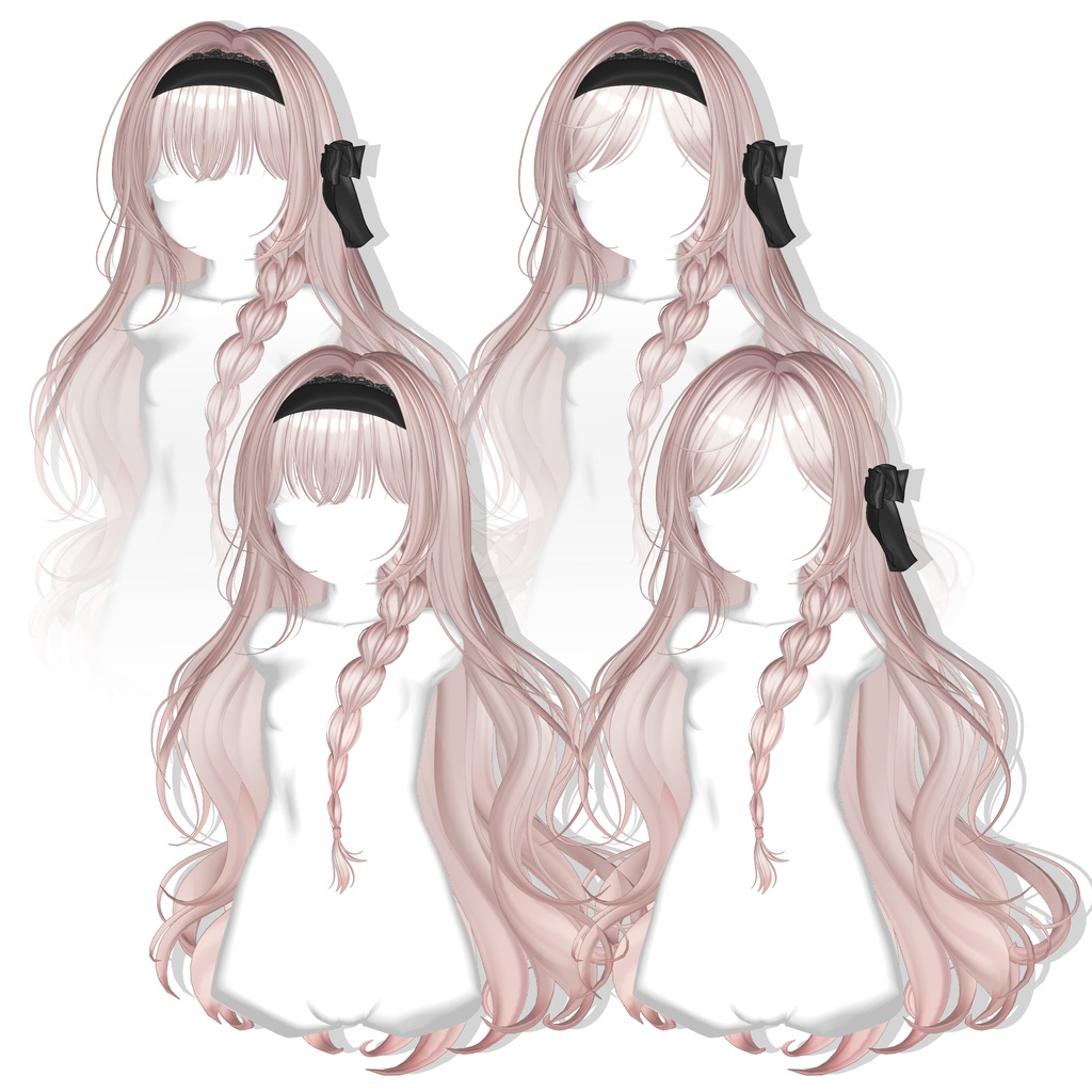 【12アバター対応】 Moonlit Hair🌖
