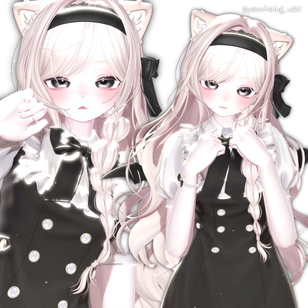 【12アバター対応】 Moonlit Hair🌖