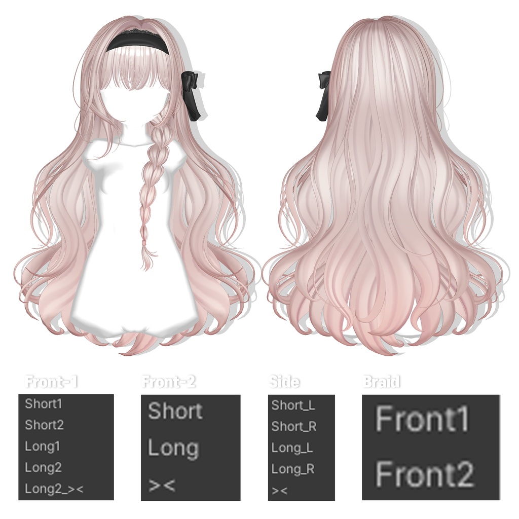 🏖️GOOD BYE SUMMER 50% SALE 【12アバター対応】 Moonlit Hair🌖