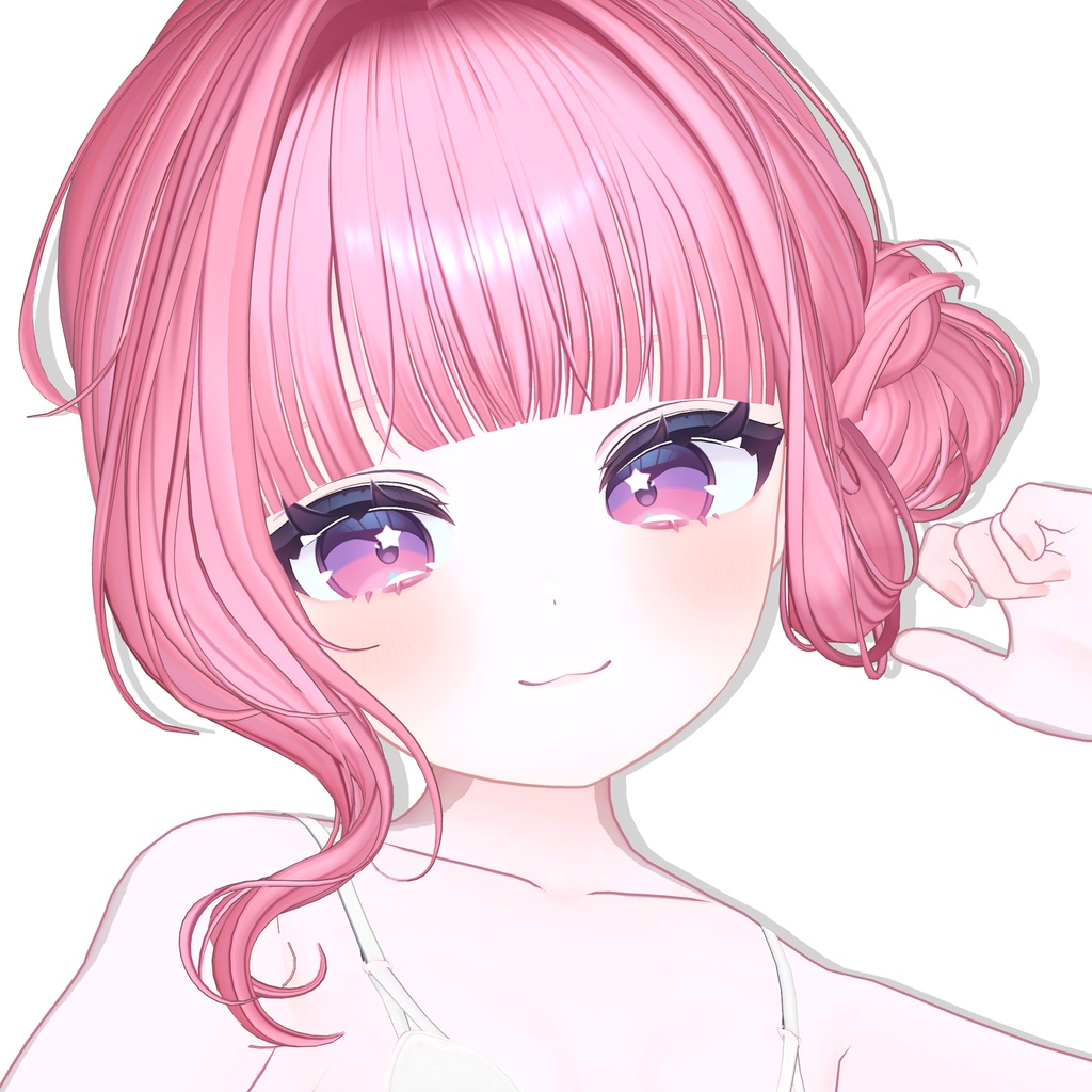【13アバター対応】 Dainty Low Bun