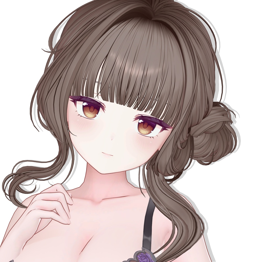 【13アバター対応】 Dainty Low Bun