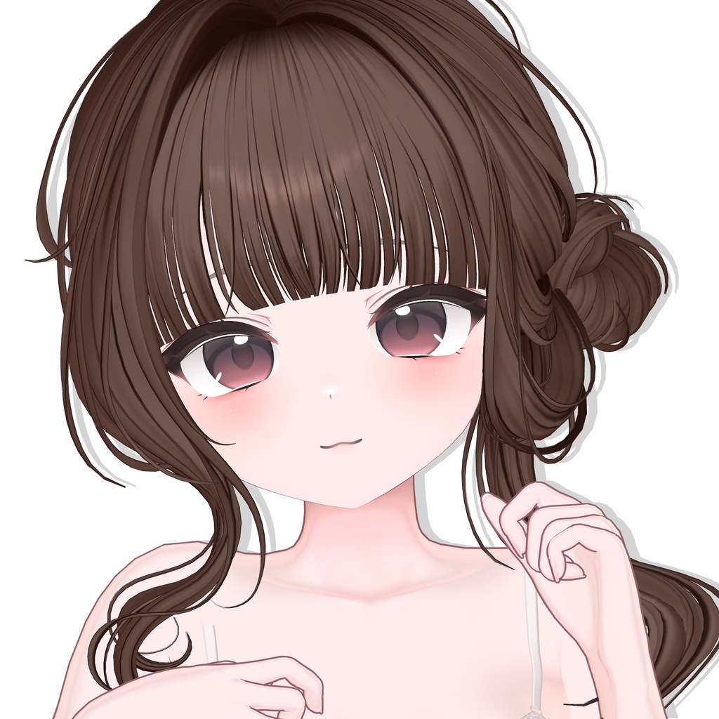 【13アバター対応】 Dainty Low Bun