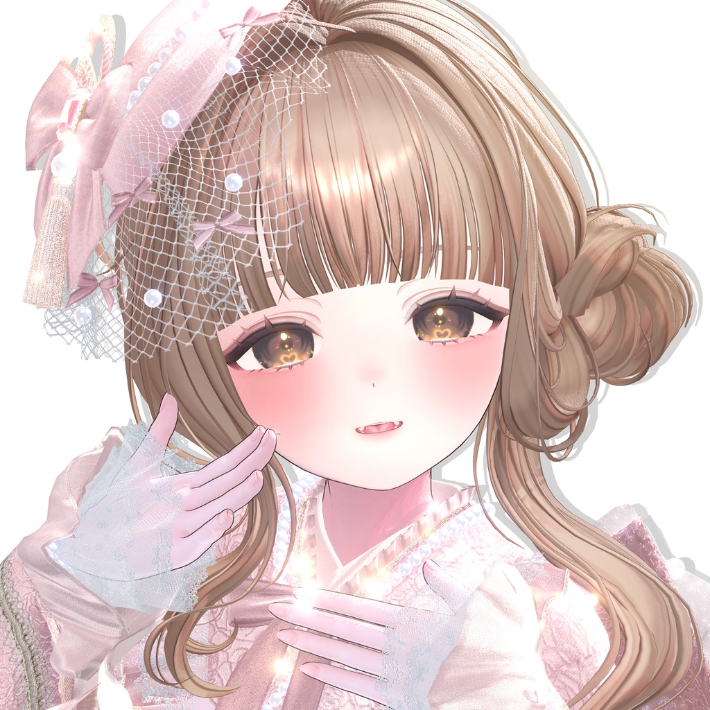 【13アバター対応】 Dainty Low Bun