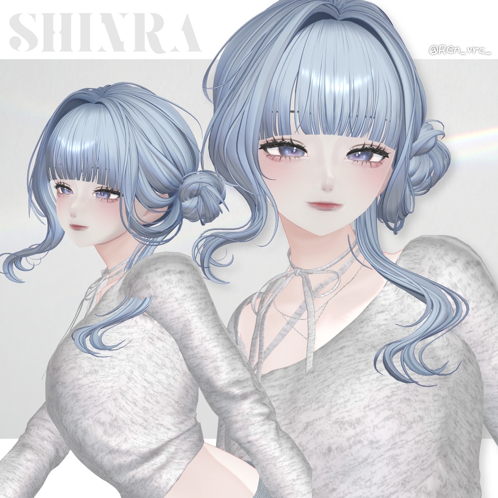 【13アバター対応】 Dainty Low Bun