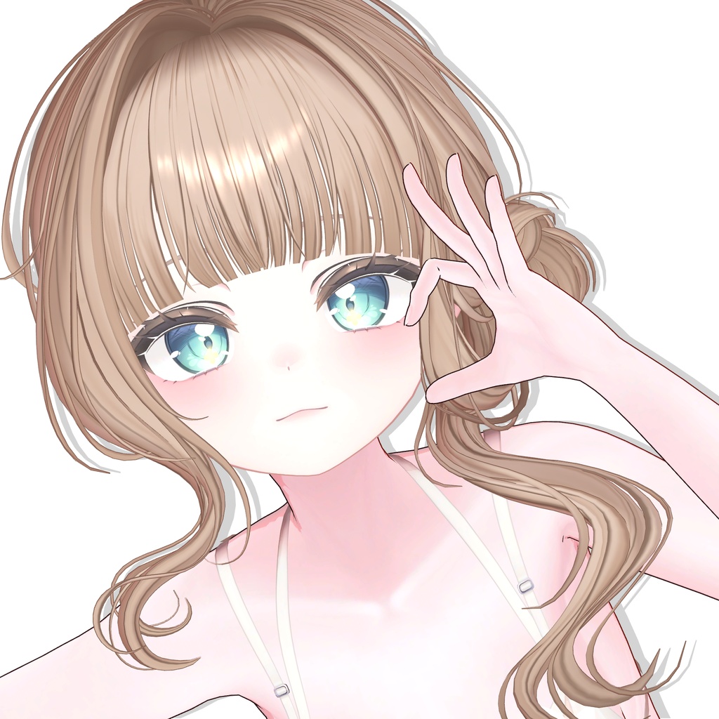 【13アバター対応】 Dainty Low Bun