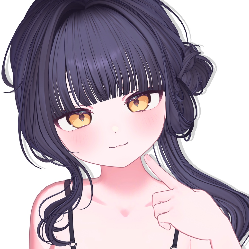 【13アバター対応】 Dainty Low Bun