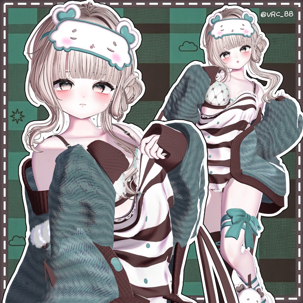 【13アバター対応】 Dainty Low Bun