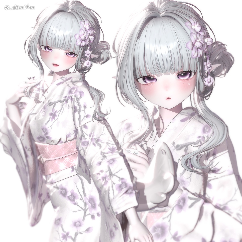【13アバター対応】 Dainty Low Bun