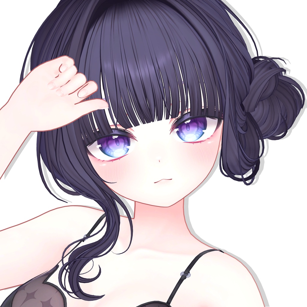 【13アバター対応】 Dainty Low Bun
