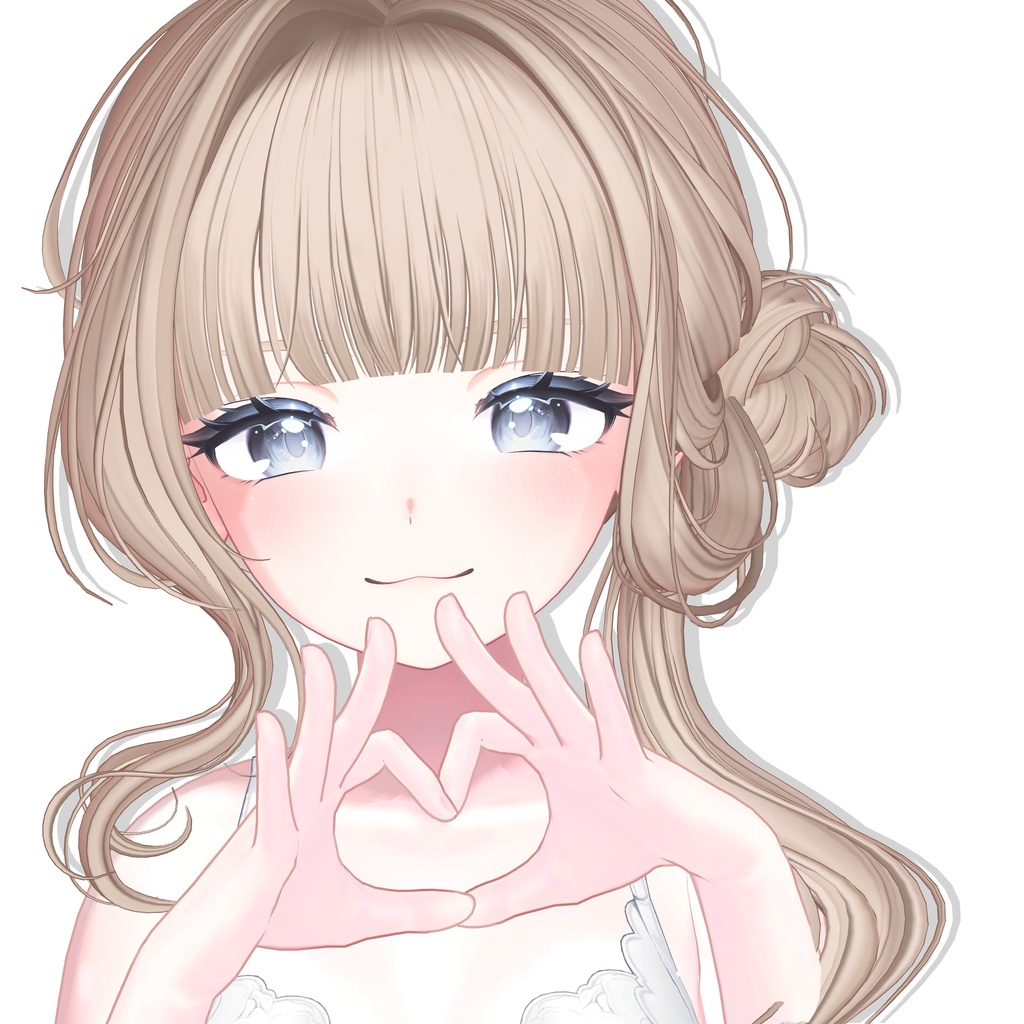 【13アバター対応】 Dainty Low Bun