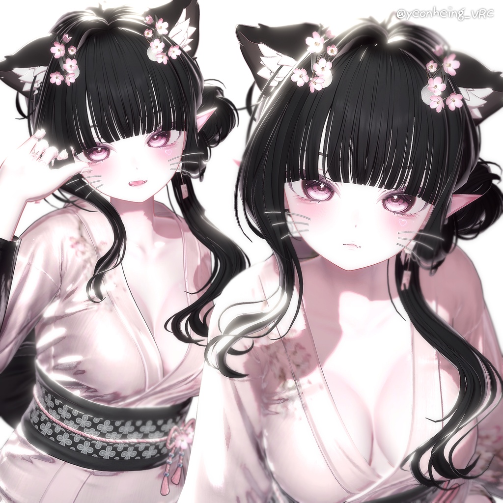 【13アバター対応】 Dainty Low Bun