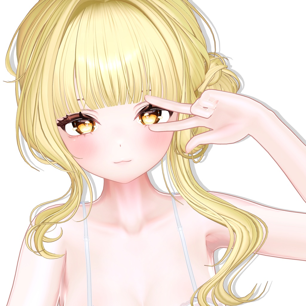【13アバター対応】 Dainty Low Bun