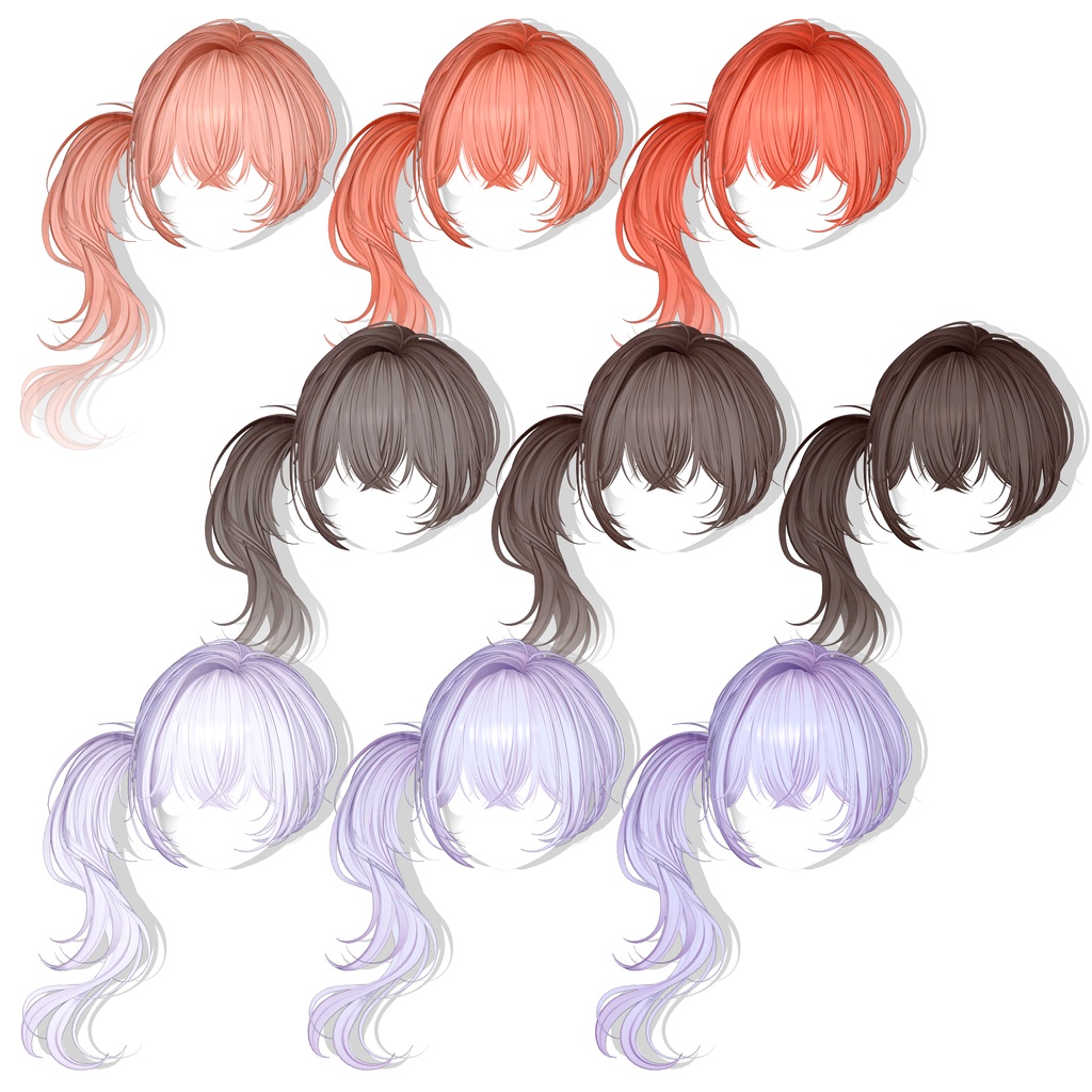 ♡ 30% SALE ♡【13アバター対応】 Dolly Side Pony💗