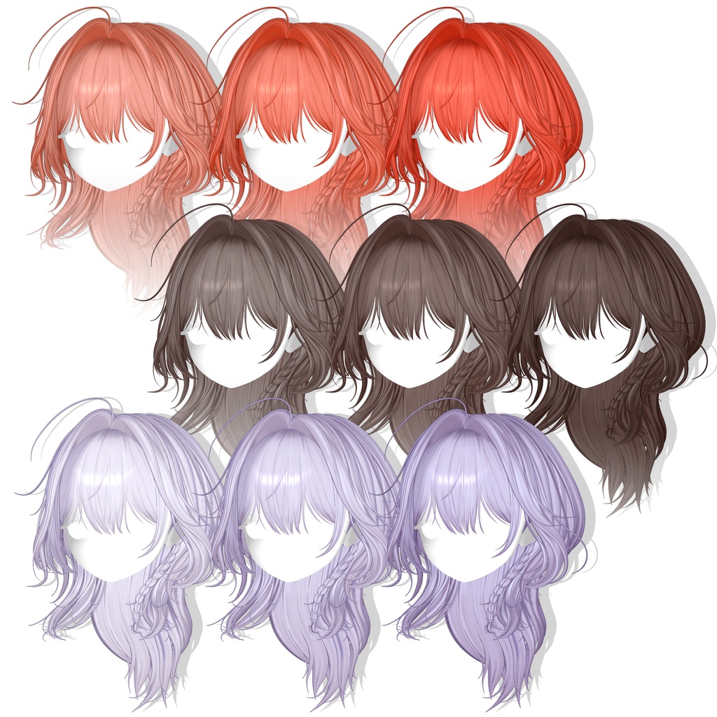 ♡ 30% SALE ♡ 【13アバター対応】 Ruffle Bob Hair🐶