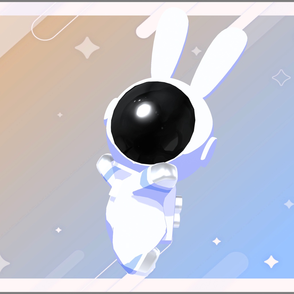 【オリジナル3Dモデル】アストロバニー【VRChat/Cluster対応】