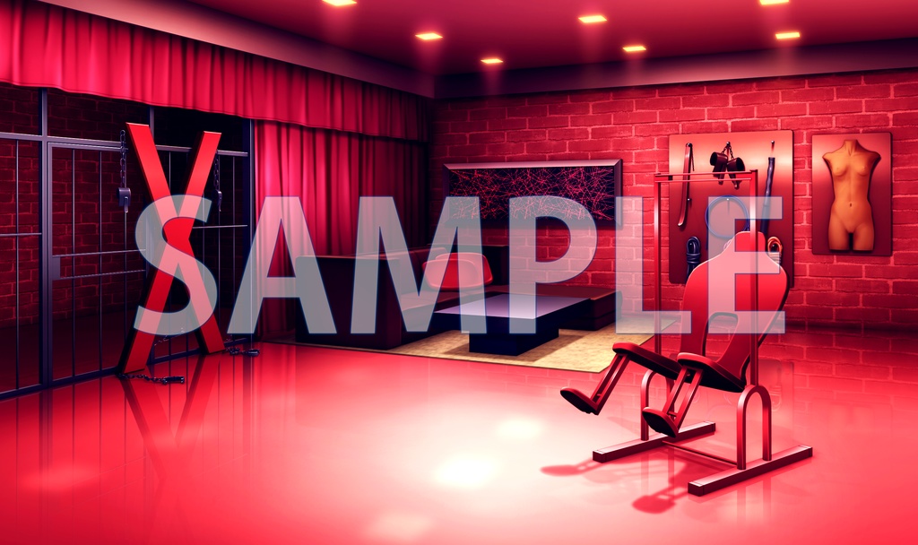 【背景素材】地下通路、プレイルーム、食堂(6052_bg09+bg10+bg11)【時間差分あり】