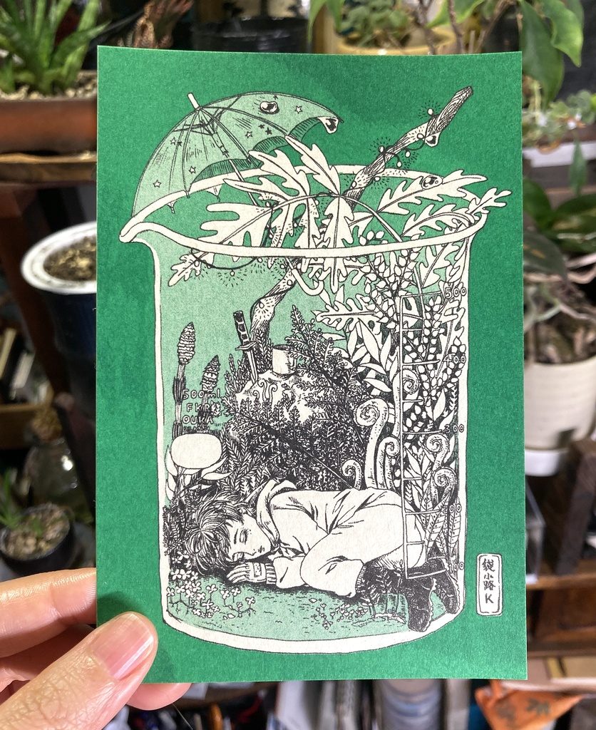 ポストカード【シダ植物の貸部屋】