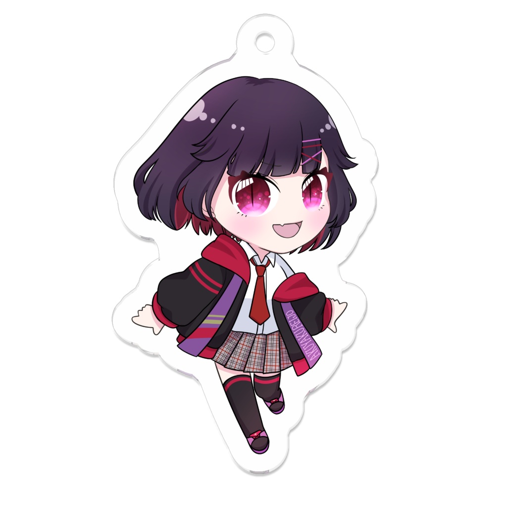 辛咲こまど(制服)アクリルキーホルダー