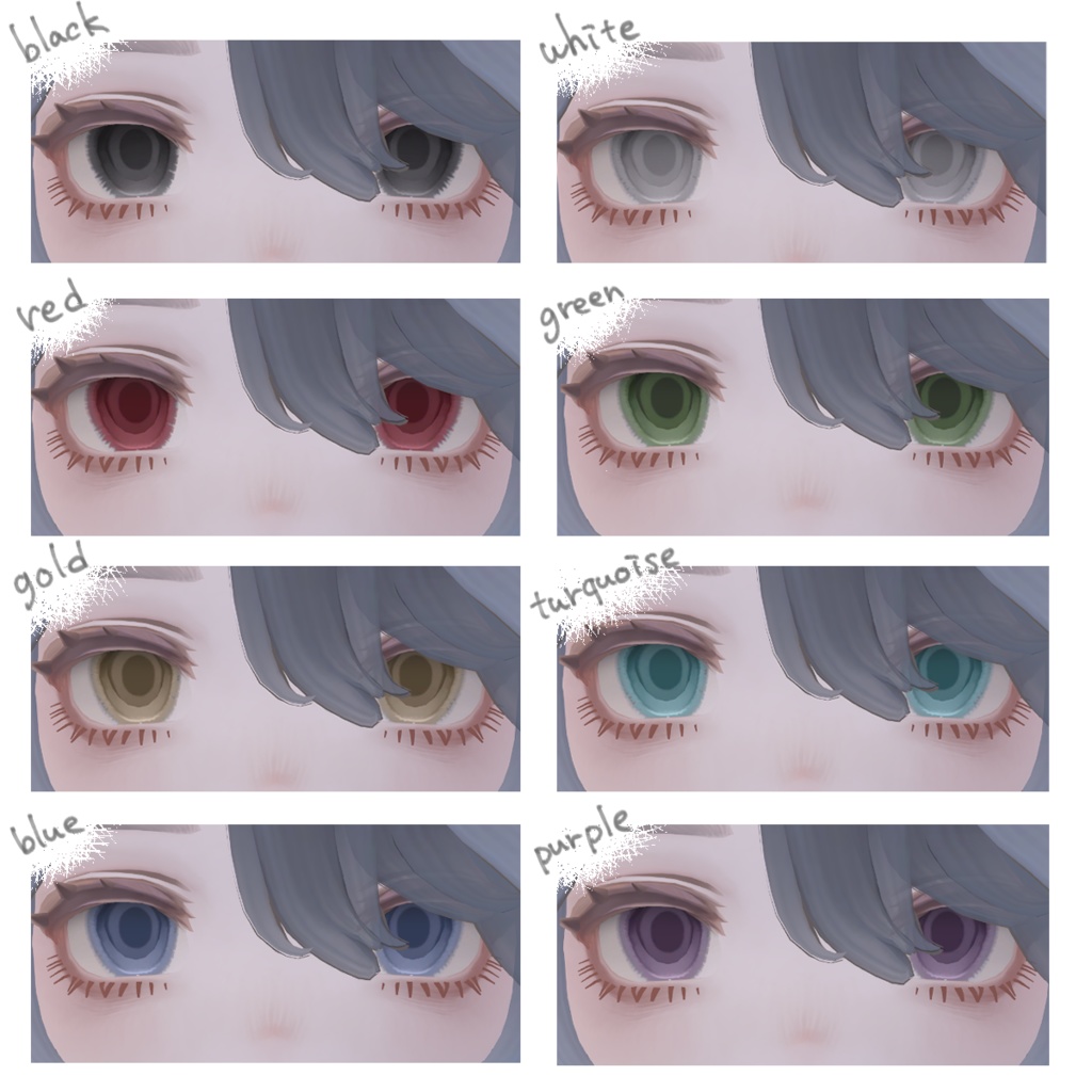 幸薄そうな -eye&make texture-【マリシア専用】
