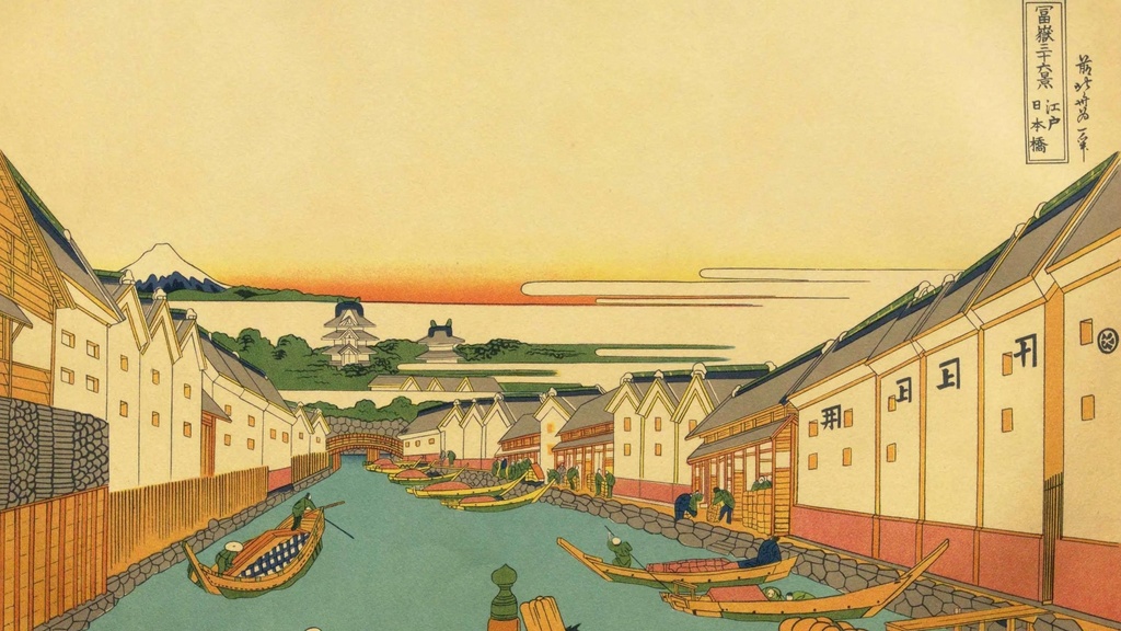 北斎36景 PC壁紙セット 全36作品 8K高解像度 2560×1440