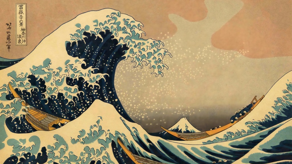 北斎36景 PC壁紙セット 全36作品 超高解像度 6424×3600