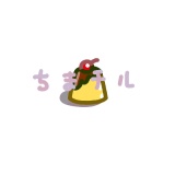 SNSアイコン「プリン」（白背景）