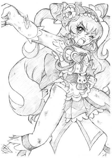 可愛くて凛々しい 推しキュアたちを描いてみたwithリョナ 合本 PDF