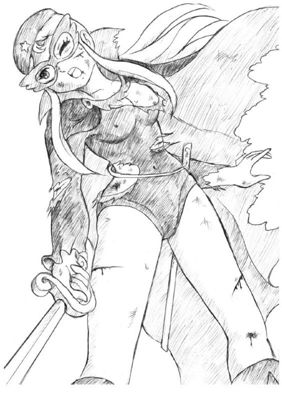 懐かしアニメの推しの戦うヒロインを描いてみた2024 with ダメージ Ver. PDF版