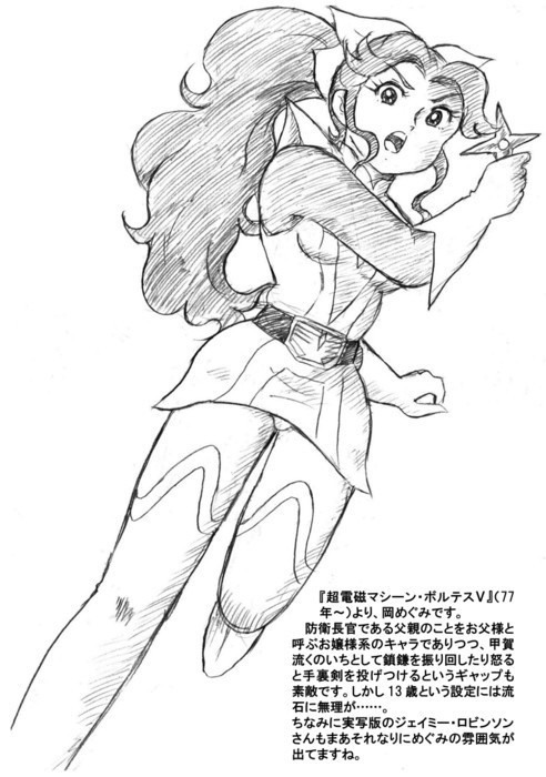 懐かしアニメの推しの戦うヒロインを描いてみた2025 with ダメージ Ver. PDF版